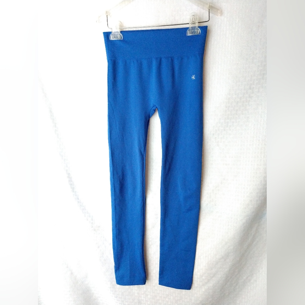 Workouts by Katya Leggings Blue Size XS / S